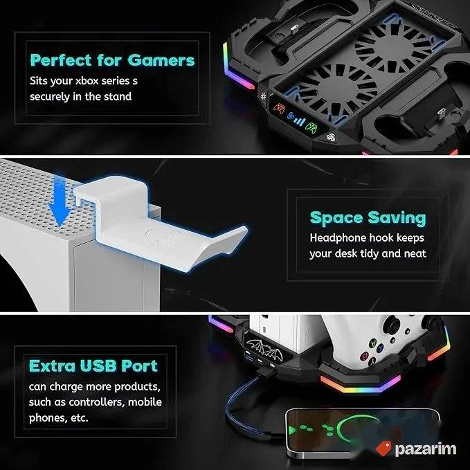 stanica za hladjenje za xbox s sa 2 baterije bezicni punjac 6