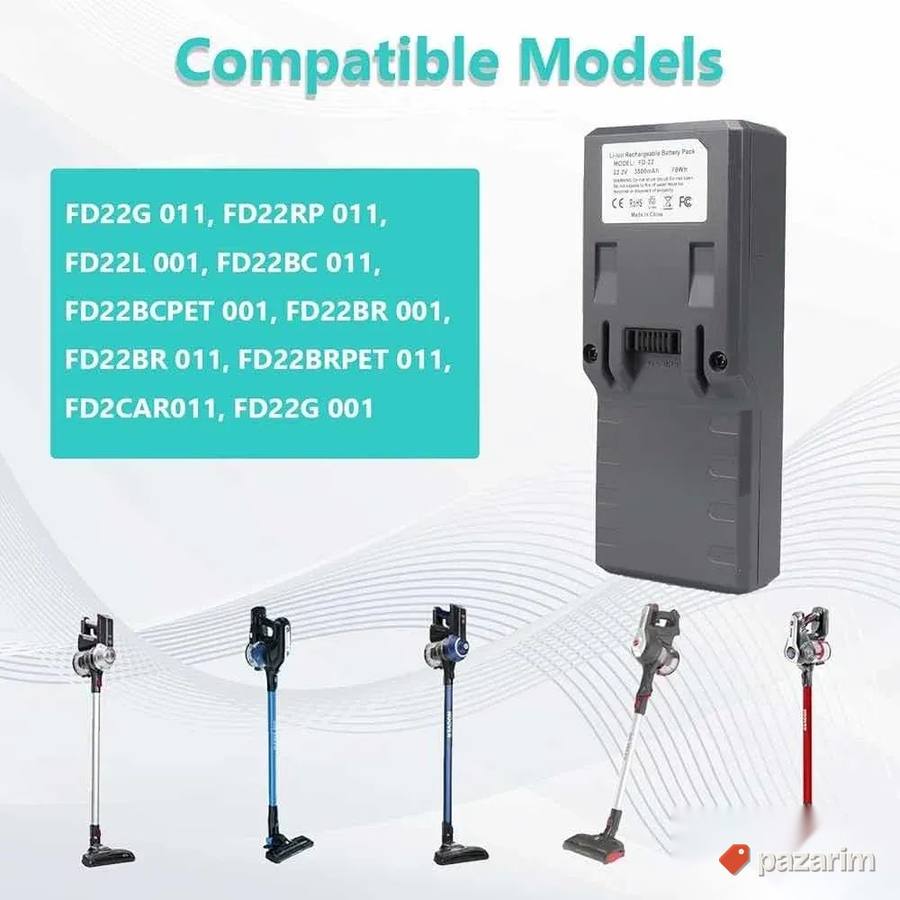 zamenska baterija za hoover usisivace 22.2v 3500mAh FD22 3