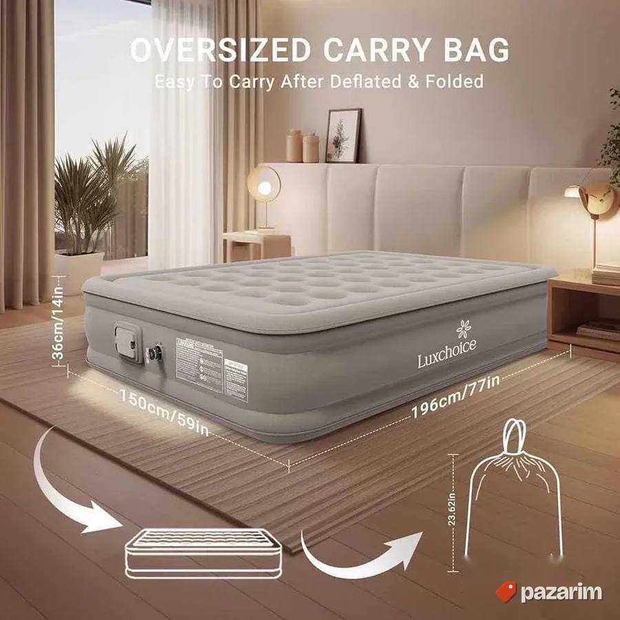 Luxchoice samonaduvavajuci queen size vazdusni dusek 6