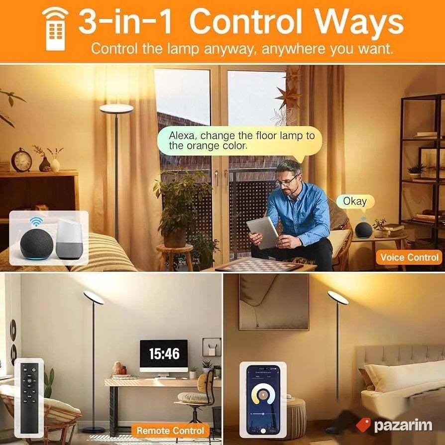 smart podna lampa wi fi aleksa google 30w 2