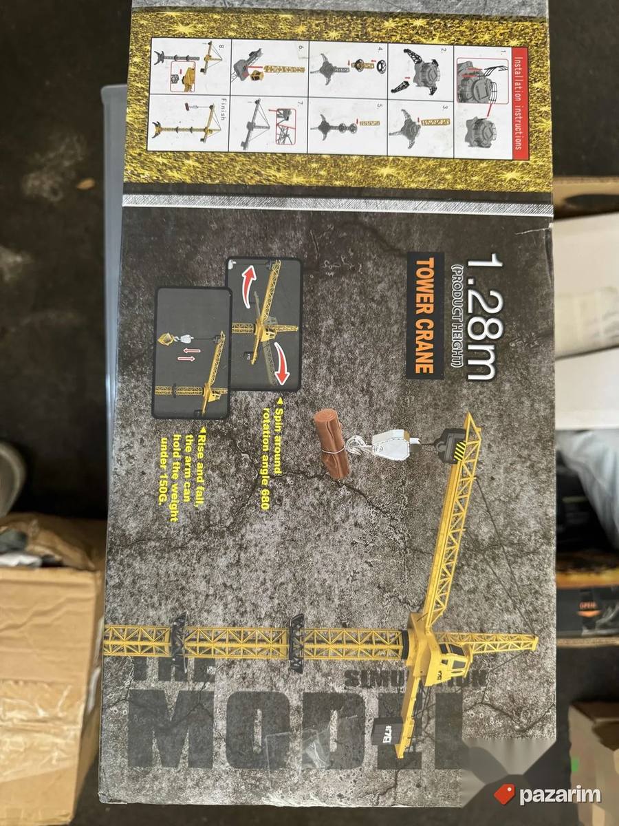 dizalica kran igracka za decu rc novo 5