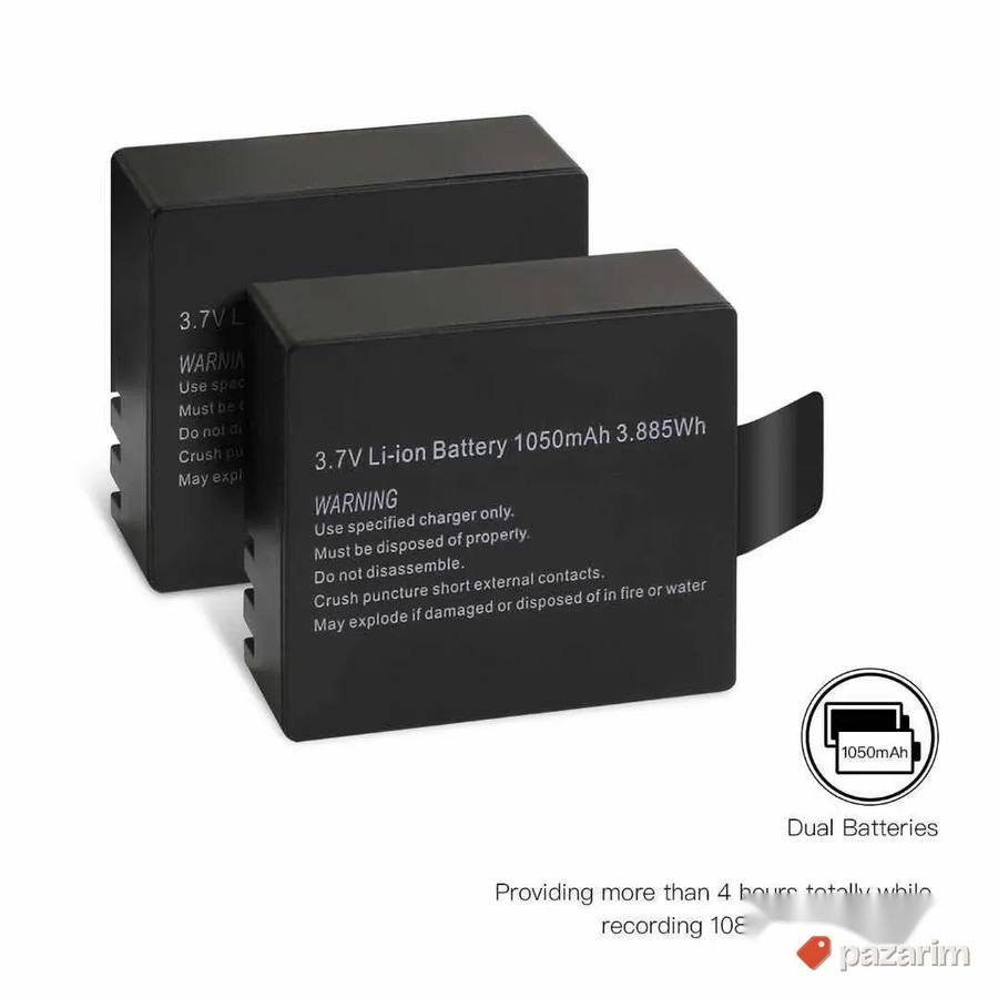 apeman B1502 2 baterija i punjac 1050mAh 2