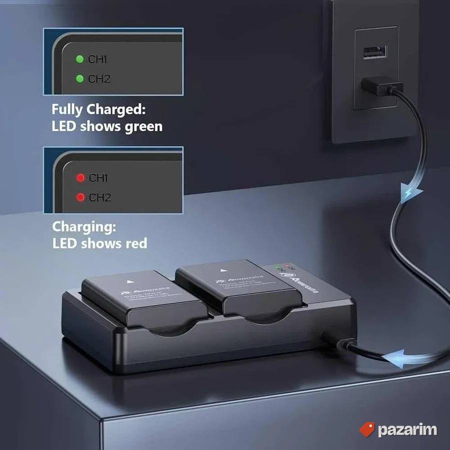 2 baterije i punjac za panasonic ds-blc12 3
