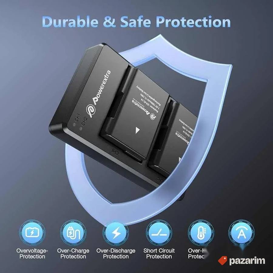 2 baterije i punjac za panasonic ds-blc12 4