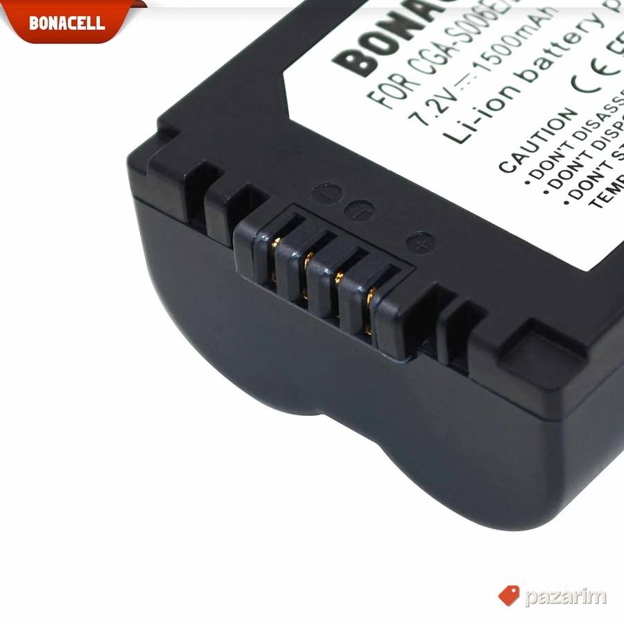 2 baterije za panssonic 1500mAh 7.2v CGA-SOO6E/DMW-BMA7 4