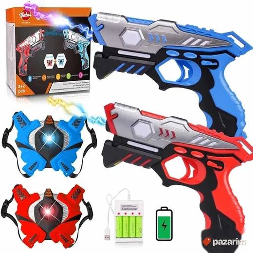 vatos set dva pistolja laser tag novo