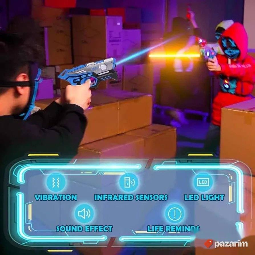 vatos set dva pistolja laser tag novo 3