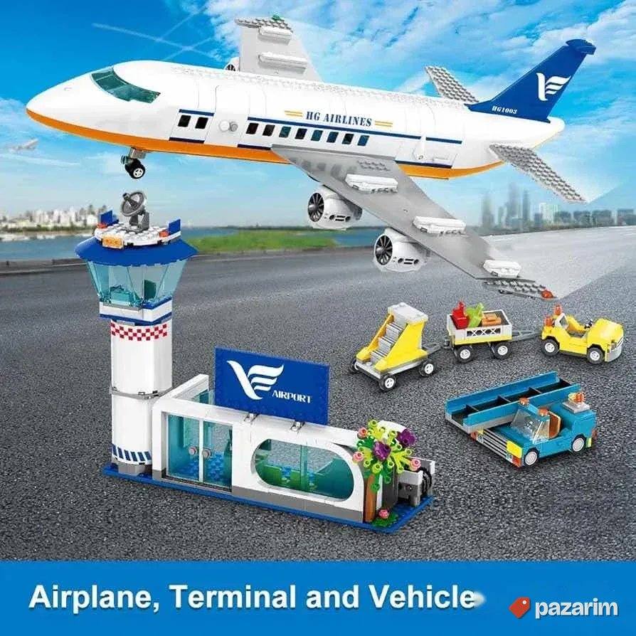 set avion kockice 901pcs novo 4