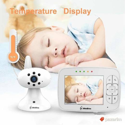besicni baby monitor video nadzor mini bos 3.5"