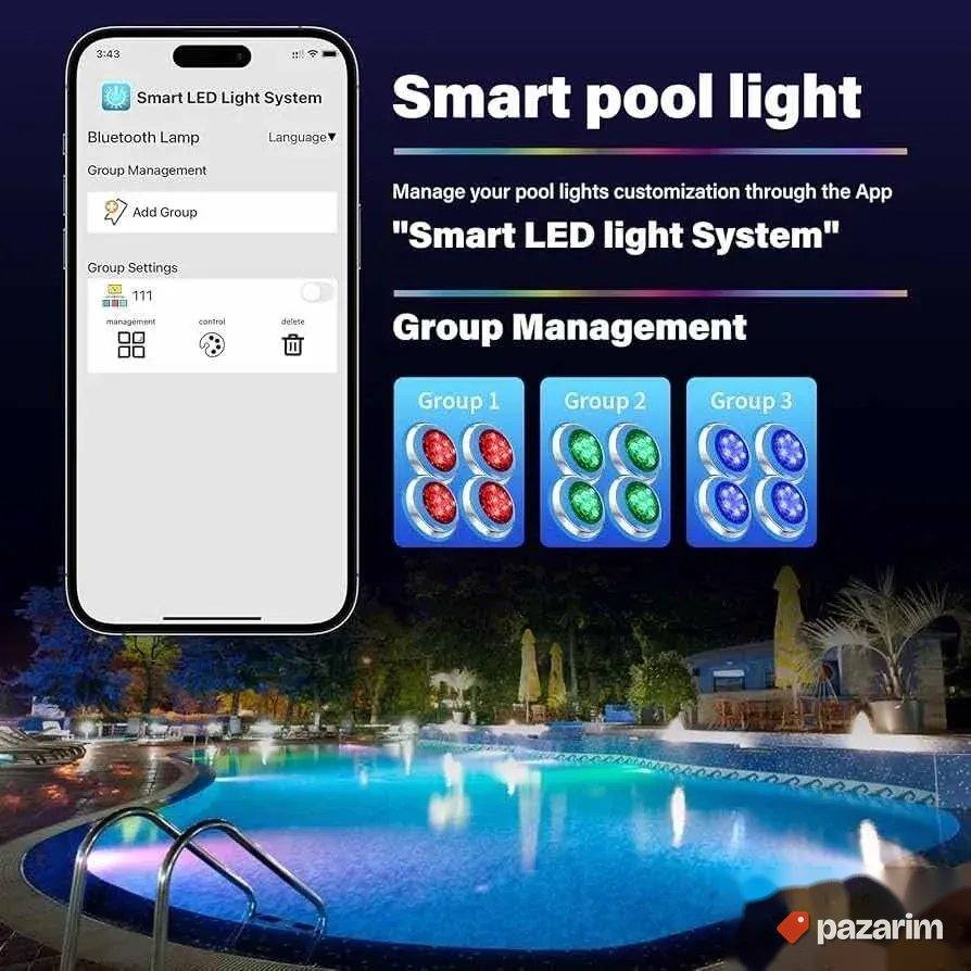 led lampa za bazene bt novo 2