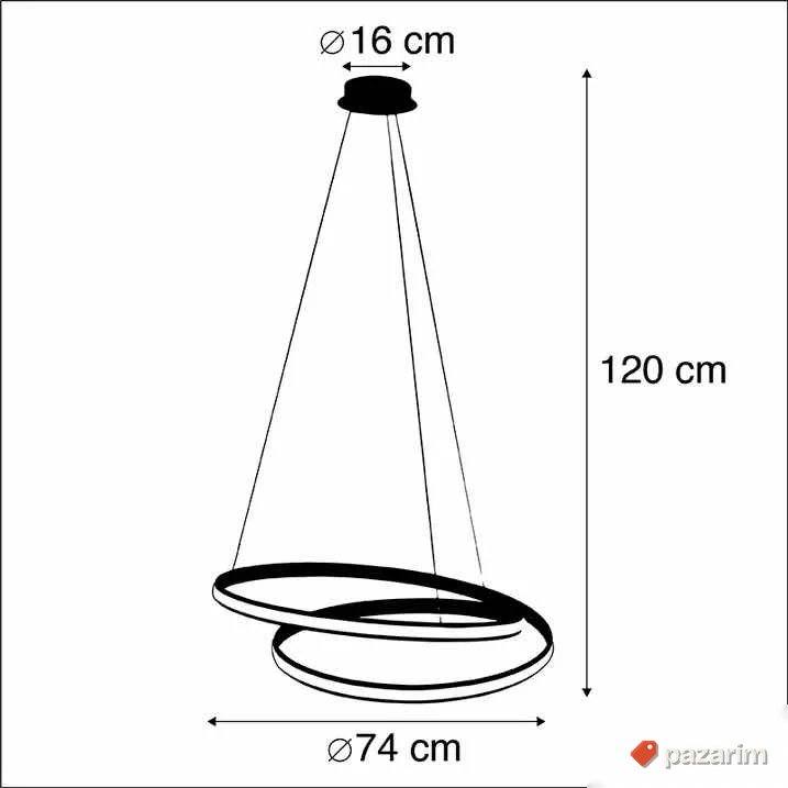 luster visilica novo 2
