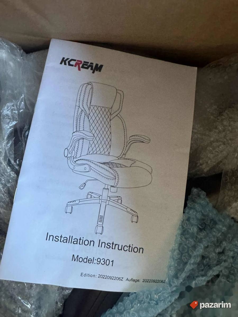 kcream 9301 gejmerska crna stolica 5