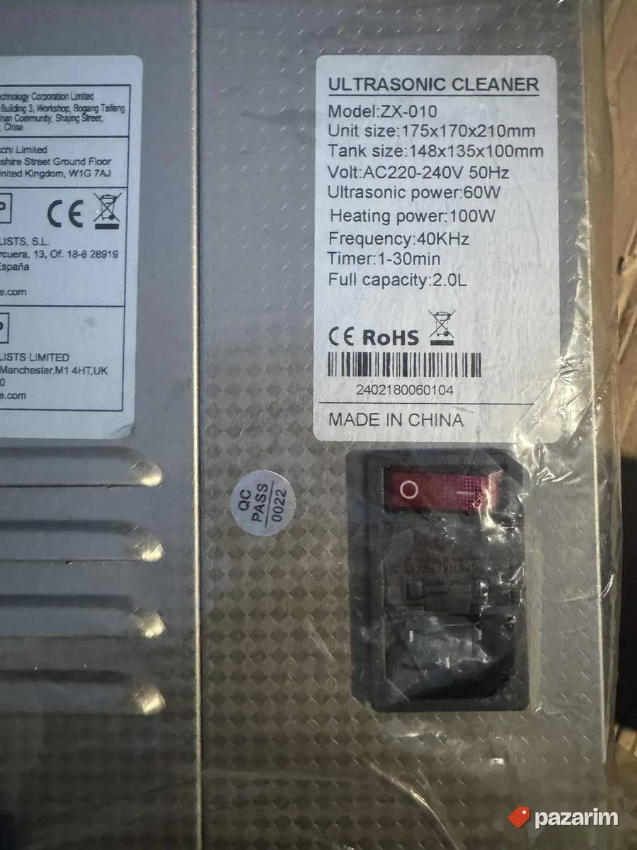 ultrazcucna kada za coscenje nakita oprema 2l 5