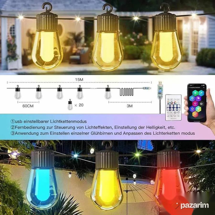 15m rgb led sijalice apk novo 4