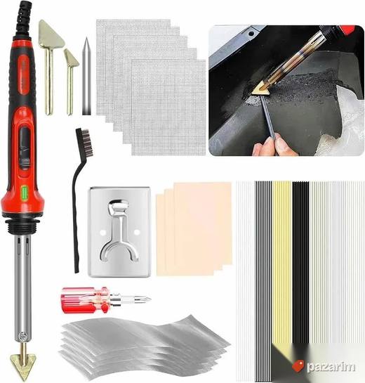 pistolj za plastiku sa dodacima 77pcs