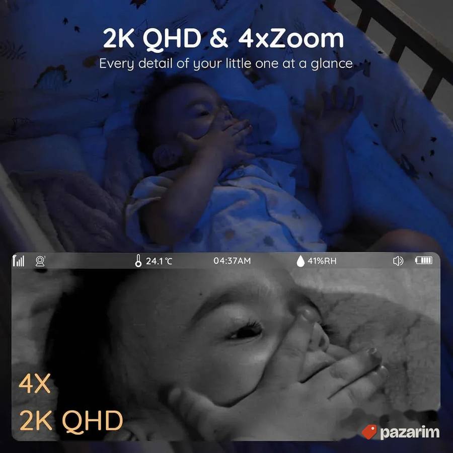 Bany 6T kamera monitor za bebe 7