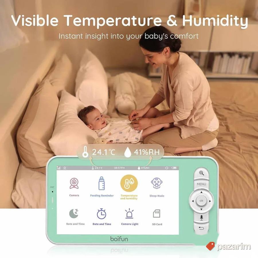 Bany 6T kamera monitor za bebe 8