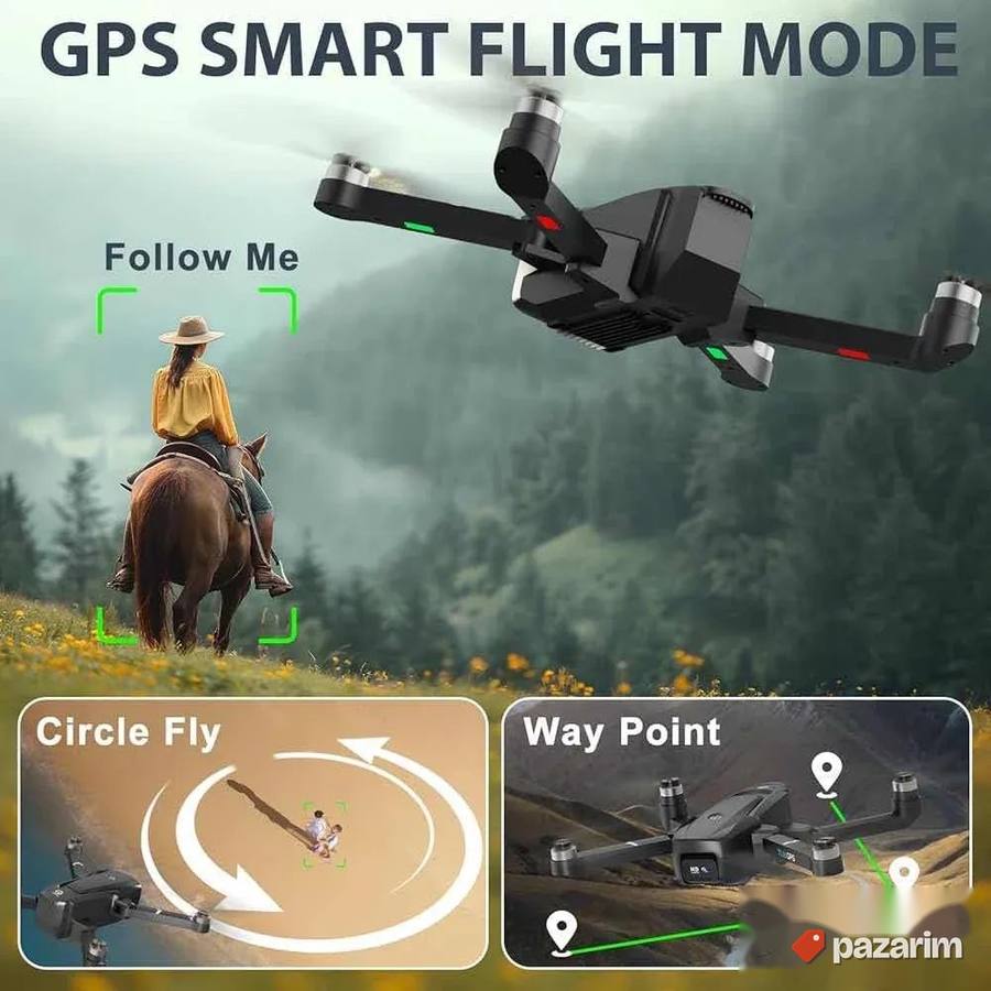 Dron talatoyus TL 16 gps 4k kamera FPV RC dron 3