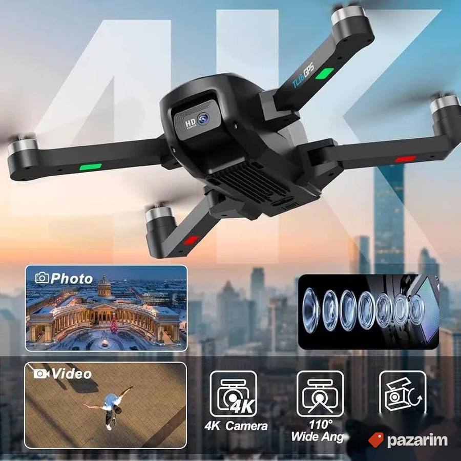 Dron talatoyus TL 16 gps 4k kamera FPV RC dron 4
