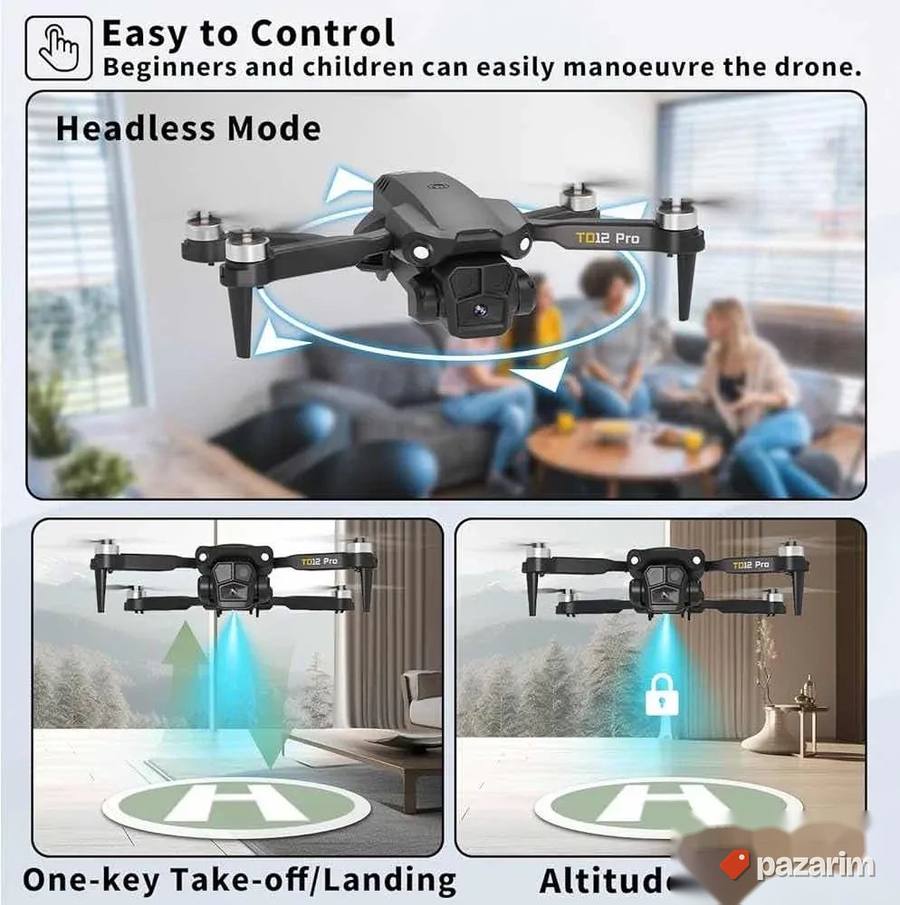 Toladrone TD 12 PRO FPV wi fi Rc dron 4