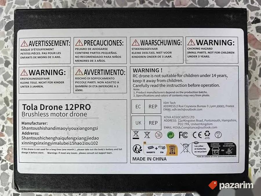 Toladrone TD 12 PRO FPV wi fi Rc dron 6