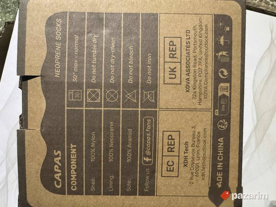Capas 2mm neoprenske carape za ronilacko odelo 7