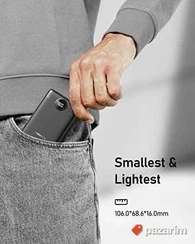Veektomx Power Bank mini 3.0 10.000mAh usb C usb A 6