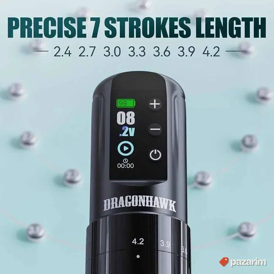Dragonhawk Arom 2 bezicna digitalna masinica za tetoviranje 3