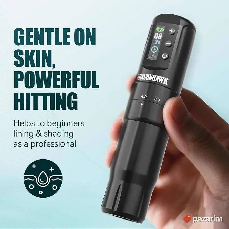 Dragonhawk Arom 2 bezicna digitalna masinica za tetoviranje 6