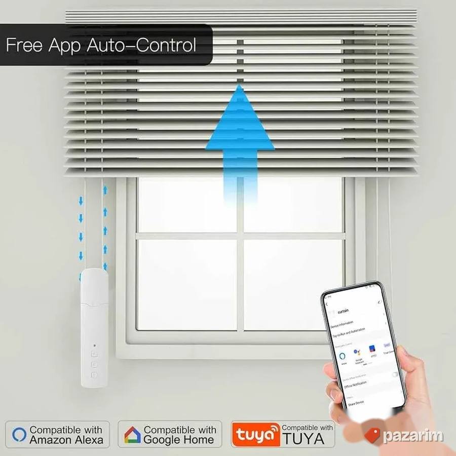 smart motor za zavese novo preko apk voice control 6