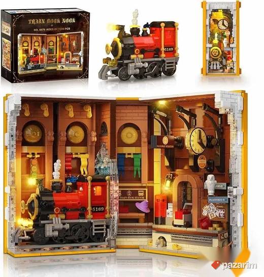 carobni voz kjiga kockica za sklapanje 1300pcs lego novo