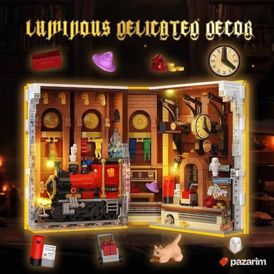 carobni voz kjiga kockica za sklapanje 1300pcs lego novo 2