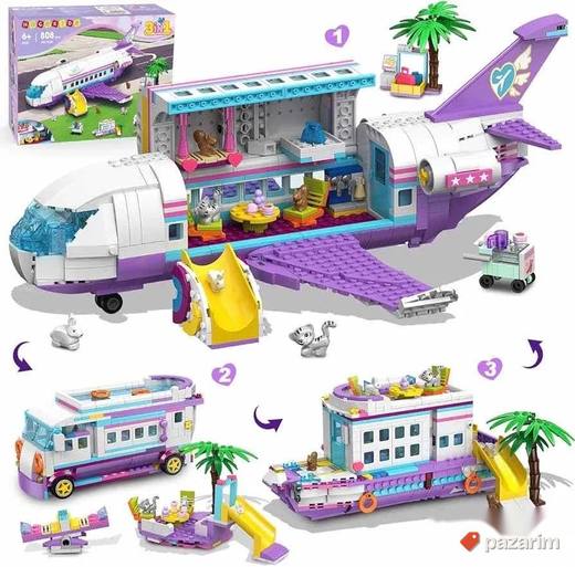 igracka za sklapanje 3 u 1 lego kockice avion beod novo