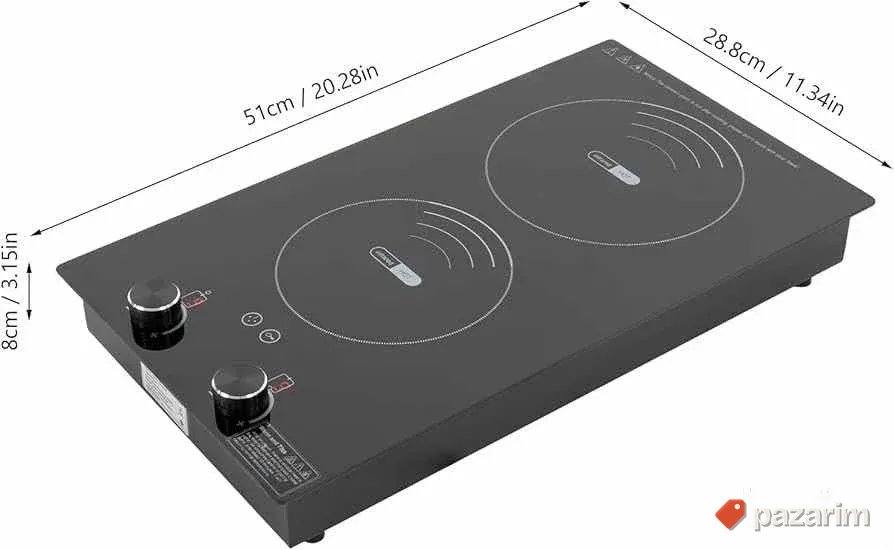 indukciona 1800w i 1200w novo indulcions ploca 1