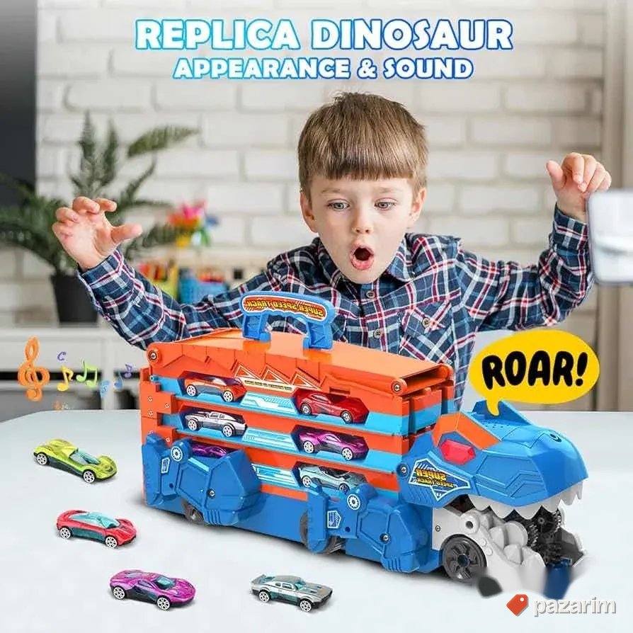 Vatos dinosaurus kamion sa automobilima novo 5
