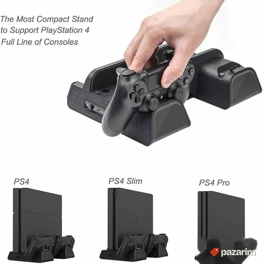 4 u 1 drzac sa hladjenjem i punjacem za ps4 novo 2