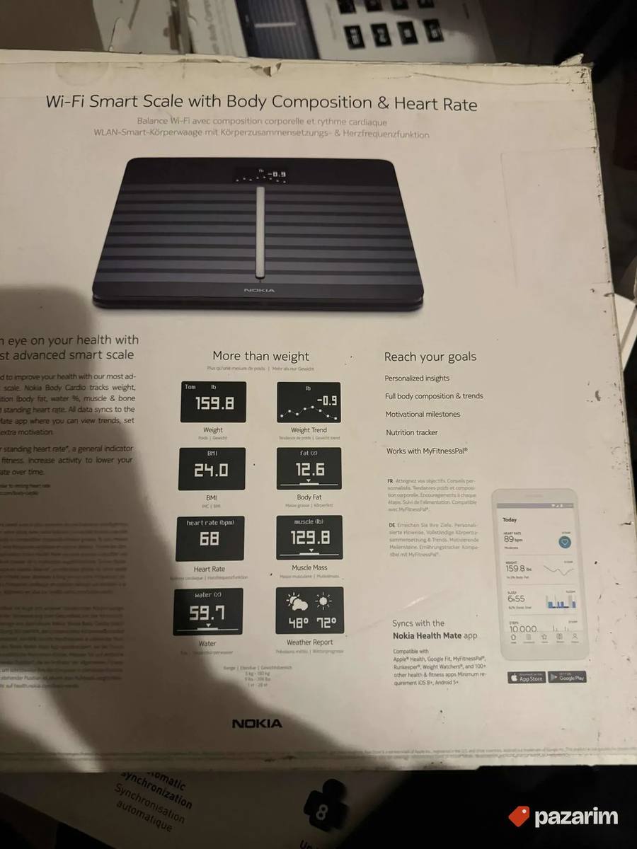 Nokia Body Cardio pametna vaga novo 8