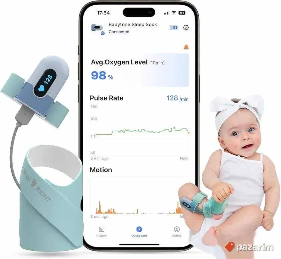 monitor za spavanje pracenje sna bebe sa carapama 1