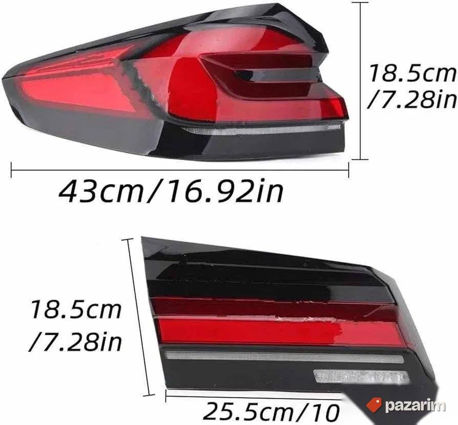 LED Zadnja stop svetla za BMW 5 G30/G38/F90 2017-2020 4