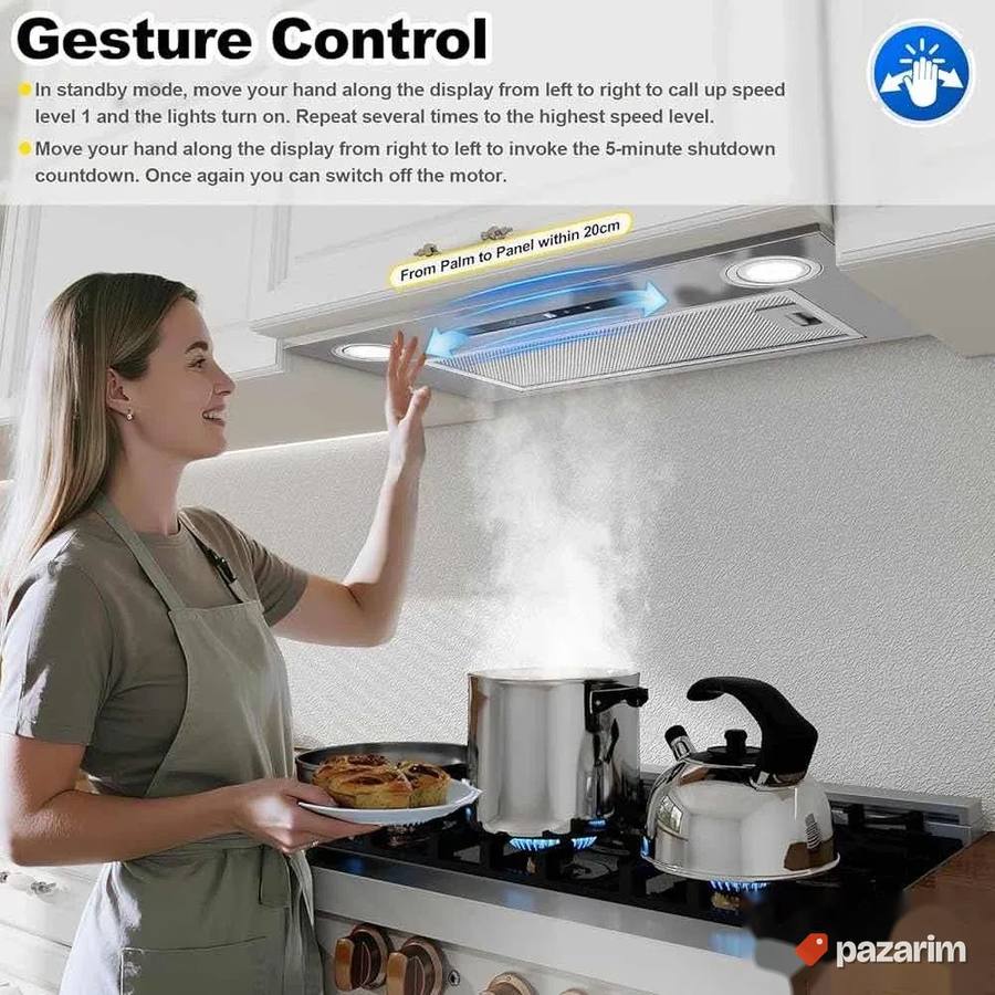 Ugradni smart aspirator 52cm dupli ventilator 400 m3/h 2