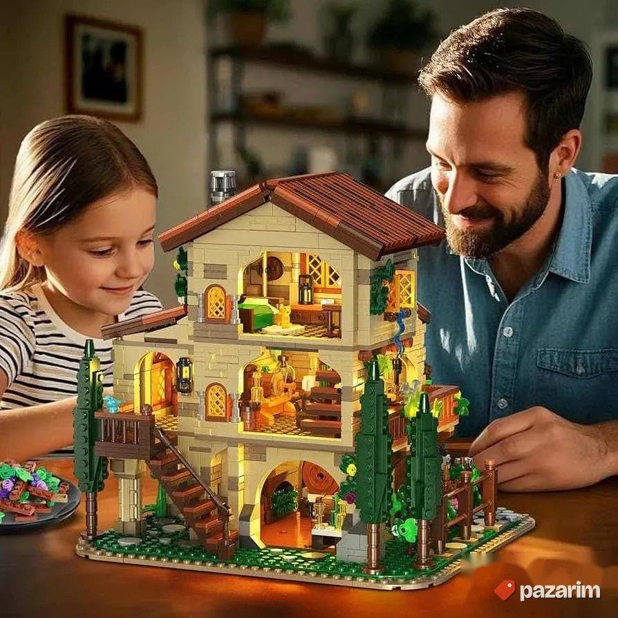 set lego kockics vinarija kuca sq svetlom 1836pcs novo 5