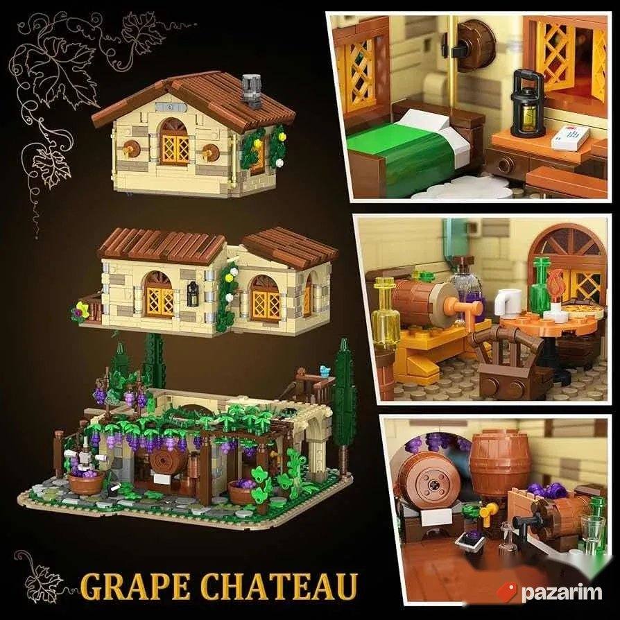 set lego kockics vinarija kuca sq svetlom 1836pcs novo 6