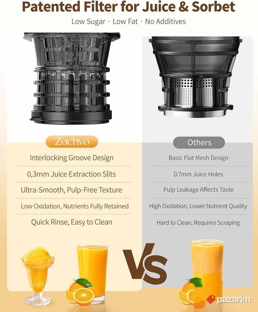 ColdPress sokovnik 300w juicer za celo voce i povrce 7