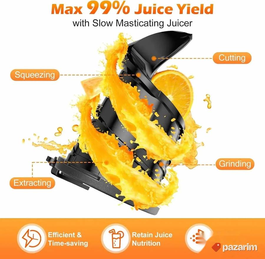 Coldpress sokovnik za celo voce novo 400w 3