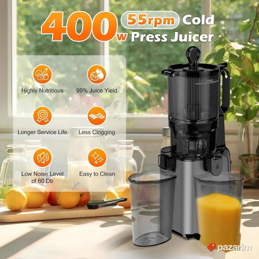 Coldpress sokovnik za celo voce novo 400w 7