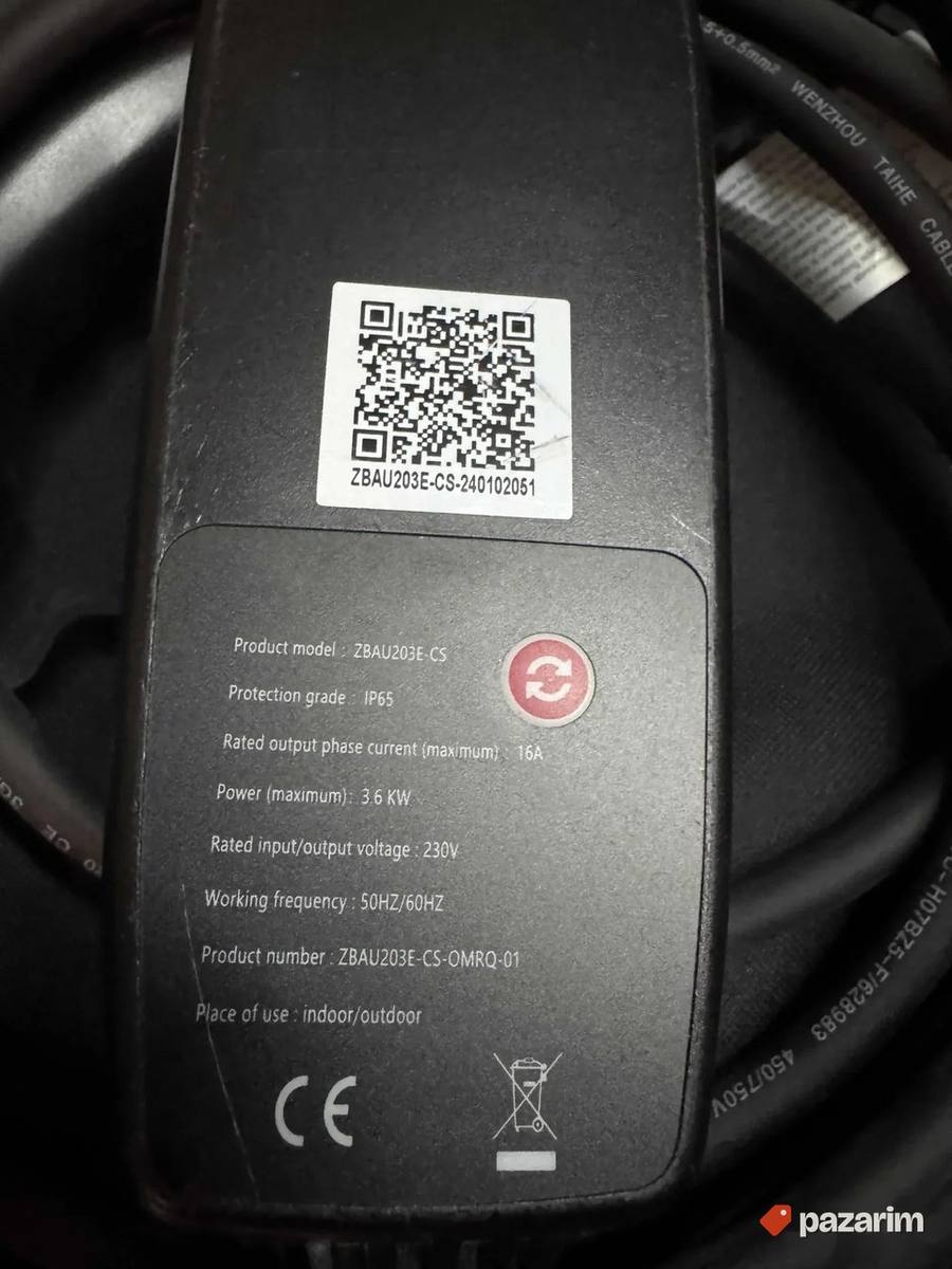 punjač za električni auto Type 2 – 16A 3.6kW EV charger 4