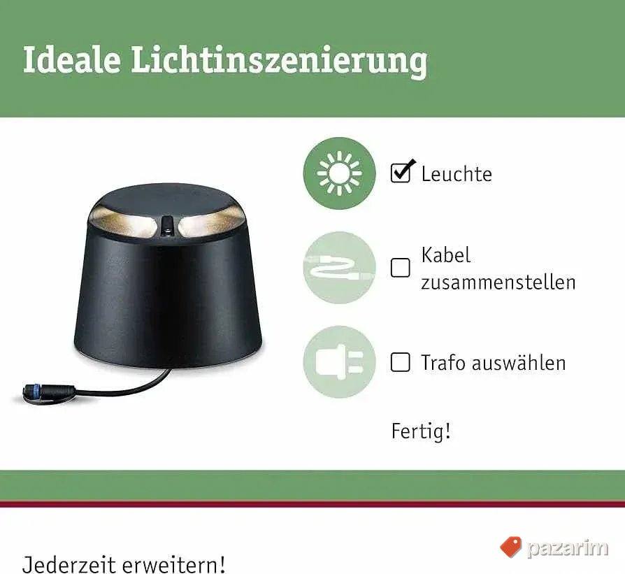 podna lampa za dvoriste i bastu 3w 3000k novo 2