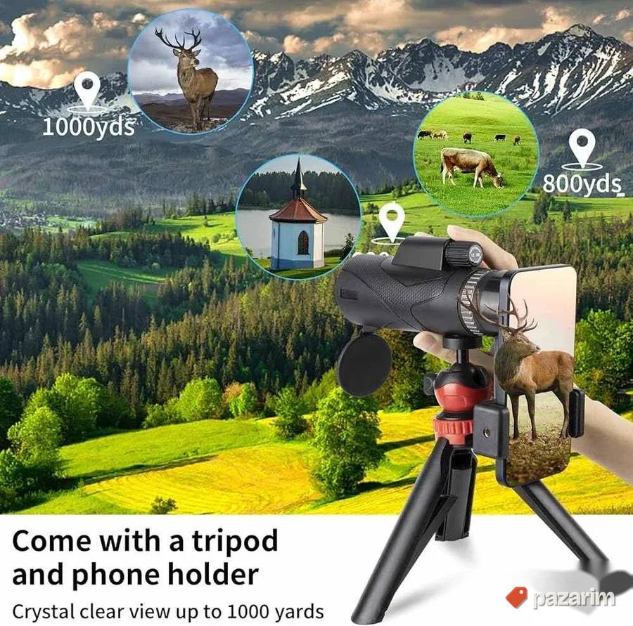 Monokular teleksop dvogled novo 12x50 2