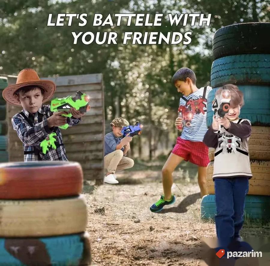 Vatos laser tag cs tag novo set od 4 4