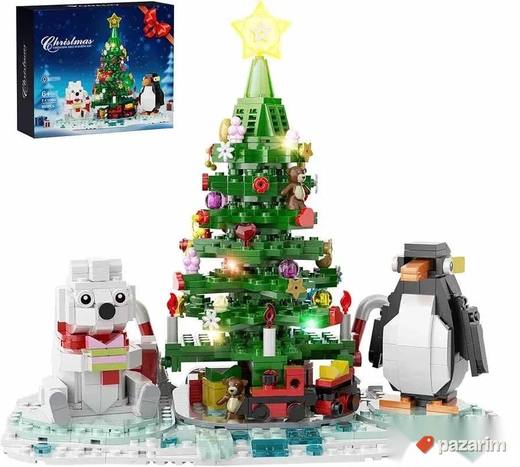 lego set kockica jelka sa svetlom novo 802pcs